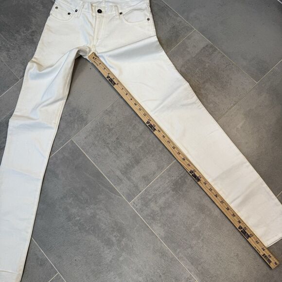 3sixteen x Self Edge 577BSP Slim Tapered Jeans – White – Size 28 x 34 - Picture 7 of 11